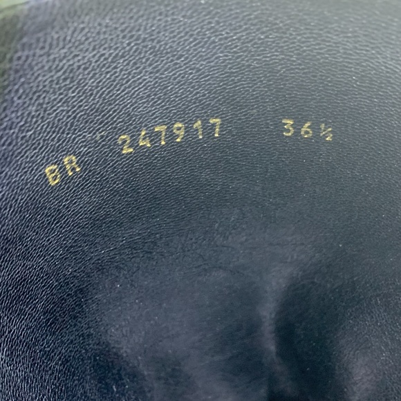 YVES SAINT LAURENT Tribute 105 Boot 36.5 Black YSL - Picture 12 of 14